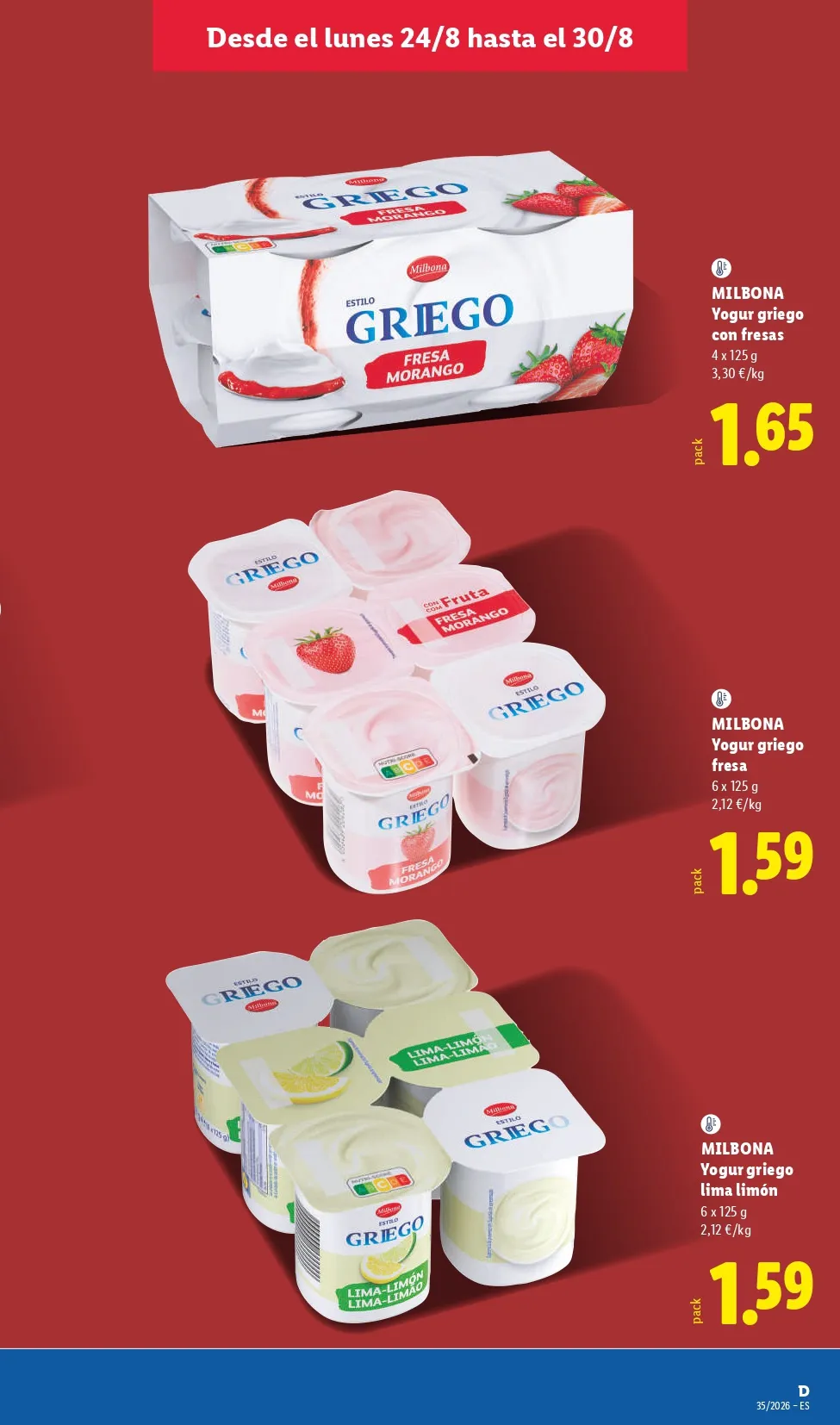 Folleto Lidl 24/08 - 30/08